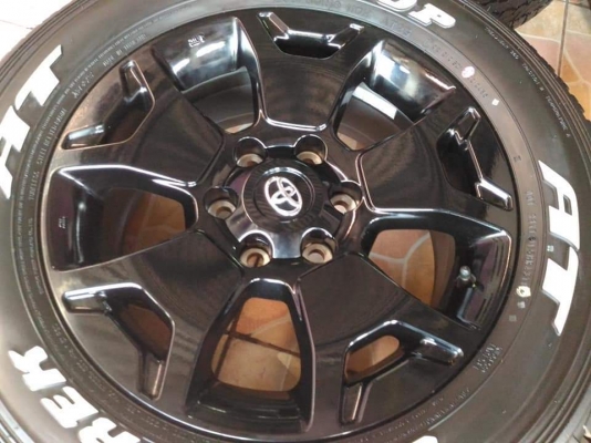 ล้อแม็ก Toyota Revo Rocco ขอบ18 ยาง Dunlop Grandtrek AT 265 60 18 ปี18 ถอดป้ายแดง ทั้งชุด 39,900.- เทิร์นได้ใส่ฟรี รับบัตร ส่งทั่วไทย ล้อแม็ก Toyota Revo Rocco ขอบ18 ยาง Dunlop Grandtrek AT 265 60 18 ปี18 ถอดป้ายแดง ทั้งชุด 39,900.- เทิร์นได้ใส่ฟรี รับบัตร ส่งทั่วไทย