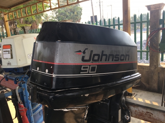 ขายเครื่องเกาะท้ายเก่าญี่ปุ่น Jhonson 90 hp 2 จังหวะ หางสั้น ทิมขึ้นลงปกติ เครื่อง ตามรูป ขายเครื่องเกาะท้ายเก่าญี่ปุ่น Jhonson 90 hp 2 จังหวะ หางสั้น ทิมขึ้นลงปกติ เครื่อง ตามรูป