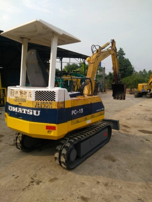 รถแบคโฮ KOMATSU PC15-6 รถเก่านอกนำเข้า ยังไม่เคยใช้งานในไทย ชม.การทำงาน 2000+ ชม. รถสวยสภาพดี เทียบเท่า 20 เร็วแรง ไม่โหลด พร้อมใช้งาน มีเอกสารใบอินวอยซ์ มี VDO การทำงานให้ชม