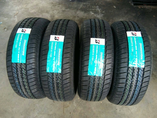 ขายยางใหม่ปี17 บริดจสโตน 265/60R18 ชุดละ 13200 บาท พร้อม ใส่ ถ่วง ฟรี