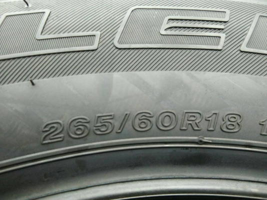 ขายยงใหม่ปี17 บริดจสโตน 265/60R18 ชุดละ 13800 บาท พร้อม ใส่ ถ่วง ฟรี