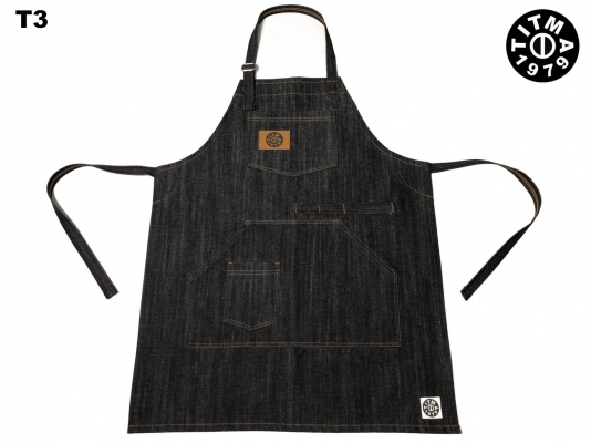 TITMA1979 ผ้ากันเปื้อนยีนส์ผ้านำเข้าจากญี่ปุ่นตัดเย็บโดยช่างมืออาชีพ ราคา 350฿-380฿ (รวมส่งพร้อมถุงผ้าลดโลกร้อน)