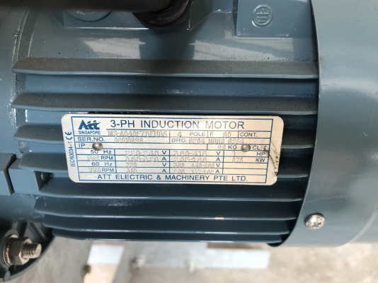 ขายโบลเวอร์ดูดฝุ่น-ดูดอากาศ โครงสร้างพลาสติกเหนียว 1HP. 380V สภาพสวยมาก หมุนนิ่ม ปากท่อ 10นิ้ว พร้อมใช้งาน