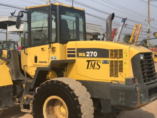 ขายรถตักล้อยาง KOMATSU WA270-6 นำเข้าเองจากญี่ปุ่น สภาพสวยพร้อมใช้ มีVDOการทำงานครับ