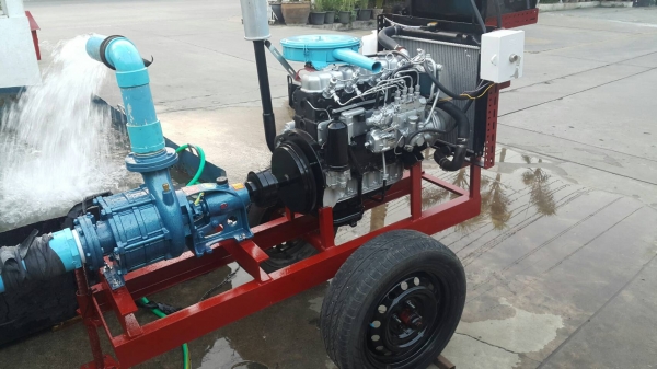 เครื่องสูบนํ้าประกอบใหม่พร้อมใช้งานครื่องยนต์ ISUZU  c190