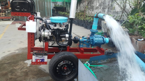 เครื่องสูบนํ้าประกอบใหม่พร้อมใช้งานครื่องยนต์ ISUZU  c190