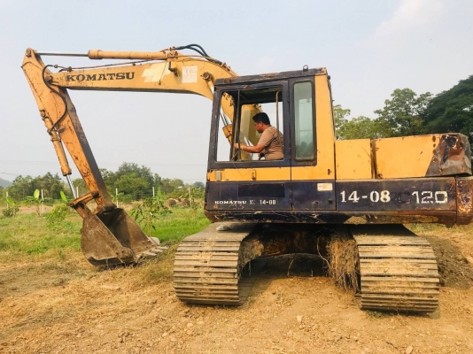 ขาย 375,000 KOMATSU pc 120-3 เล่มทะเบียน เครื่องดี ปั้มแรง เอวแน่น โซ่ใหม่ รอนเลอร์ดี เฟรมสวย ตัวเดินดังนิดหน่อยหนึ่งข้าง รถสวยพร้อมใช้ รถอยู่ นครปฐม 064-191-1112