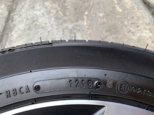 ล้อแม็กป้ายแดง 4รู100 Honda Mobilio ขอบ 15 พร้อมยางป้ายแดง Dunlop ปี 18 ดอกเต็ม