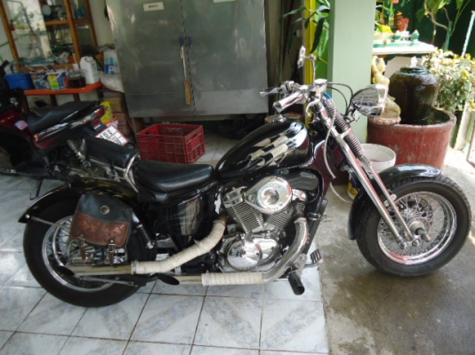 ขาย HONDA STEED 400 SPRINGER (อินวอยซ์และ เสียภาษีสรรพสามิตแล้ว)แต่งล้อโตครับ 73,000.-