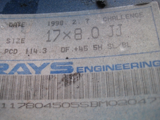 ขายแม็ก ชาเล้น แท้ 5รู114 ขอบ17 หน้า8หลัง9