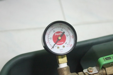 เครื่องทดสอบรอยรั่ว Test pump ASADA รุ่น TP50S พร้อมใช้งานครับ
