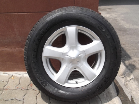 ขายล้อแม็กไทรทันพลัส 16", ขายแม็ก all new d-max hilander ขอบ 17 ยางบริสโตนปี 13