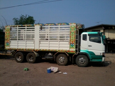 ขาย 24 ล้อ FUSO Supergas  แม่ลูก กะบะเหล็กดั้มทั้งแม่ทั้งลูก