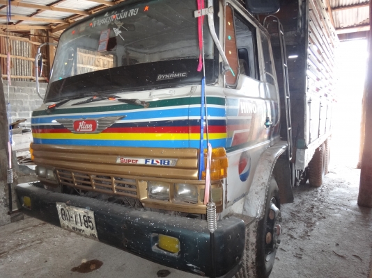 ขายด่วน  รถสิบล้อเพลาเดียว  HINO  FL 18  กระบะไม้  พร้อมใช้งาน