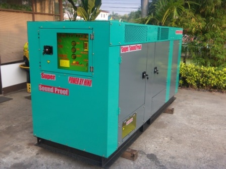 ขายเครื่องปั่นไฟประกอบใหม่ 65 Kva.HINOBYJAPAN รับประกัน6เดือนเต็ม