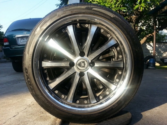 ล้อ17VIP4รู100 + ยาง TOYO(JAPAN) 205/45/17 ปี10