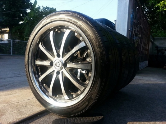 ล้อ17VIP4รู100 + ยาง TOYO(JAPAN) 205/45/17 ปี10 ล้อ17VIP4รู100 + ยาง TOYO(JAPAN) 205/45/17 ปี10