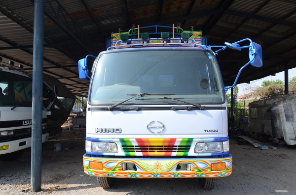 HINO 6 ล้อดั้มเกษตร 6 ตัน เครื่องนอก รถประกอบ