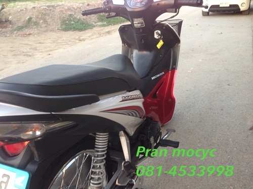 ขายHONDA WAVEสีขาวเเดง ปี2555 ขายHONDA WAVEสีขาวเเดง ปี2555