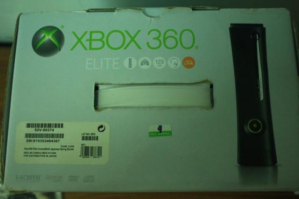 เครื่อง xbox360 elite สีดำ