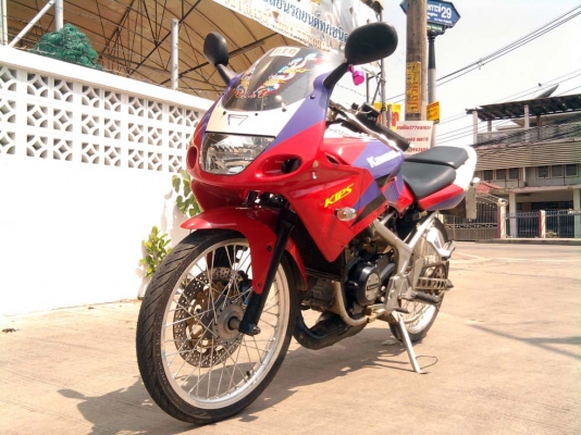 ขออนุญาติขาย  KAWASAKI ZX150  ตัวเล็ก สีแดงม่วง