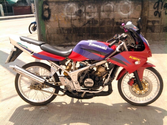 ขออนุญาติขาย  KAWASAKI ZX150  ตัวเล็ก สีแดงม่วง