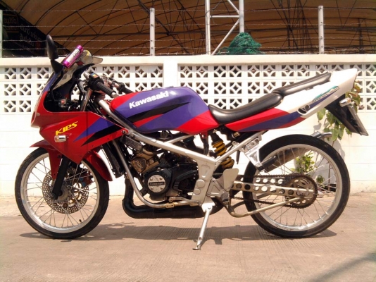 ขออนุญาติขาย  KAWASAKI ZX150  ตัวเล็ก สีแดงม่วง