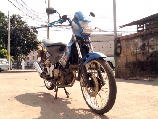 ขออนุญาติขาย Honda Sonic 125 CC. สีน้ำเงิน ล้อเงิน