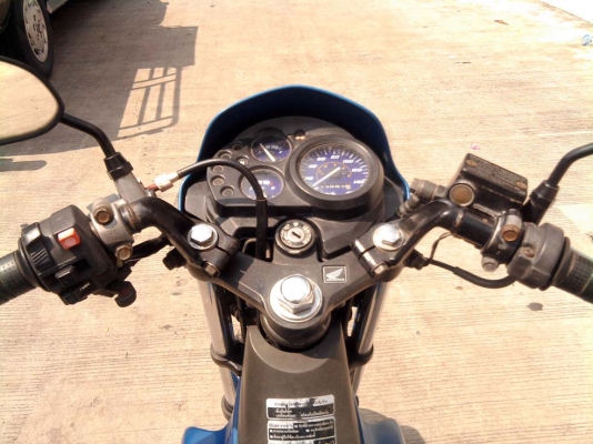 ขออนุญาติขาย Honda Sonic 125 CC. สีน้ำเงิน ล้อเงิน