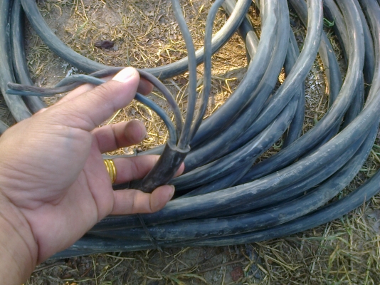 สายไฟกลมแกนใน 4 เส้น