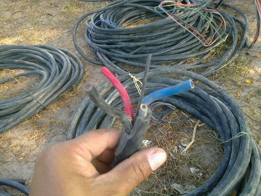 สายไฟกลมแกนใน 4 เส้น