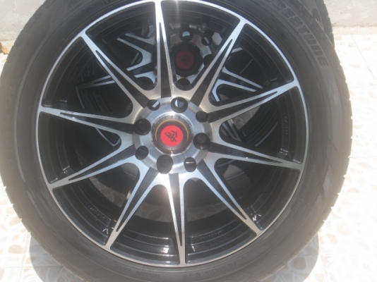 ขายล้อแม็ก lenso samurai superlight rt sc-07 16"x7" et40 4รู100/114.3 + ยางปี 10 (081-3747940)