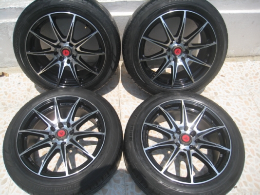 ขายล้อแม็ก lenso samurai superlight rt sc-07 16"x7" et40 4รู100/114.3 + ยางปี 10 (081-3747940)