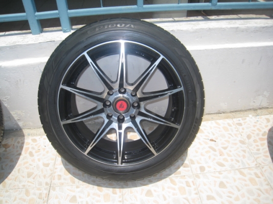 ขายล้อแม็ก lenso samurai superlight rt sc-07 16"x7" et40 4รู100/114.3 + ยางปี 10 (081-3747940)