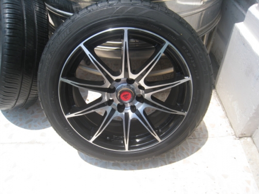 ขายล้อแม็ก lenso samurai superlight rt sc-07 16"x7" et40 4รู100/114.3 + ยางปี 10 (081-3747940)