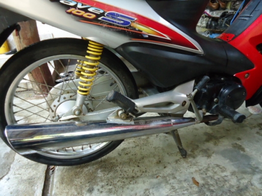 ขาย HONDA  WAVE 100S สภาพเดิมๆ เครื่องดี มาก สตาร์ททีเดียวติด (NO BOOK) แต่มีสำเนาจดทะเบียนให้ ขายไปถูกๆ 8,000.-