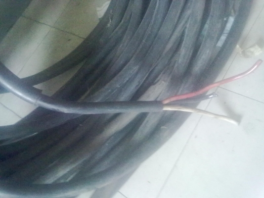 สายไฟ ฉนวน สองชั้น ขนาด 3x10 SQ.mm