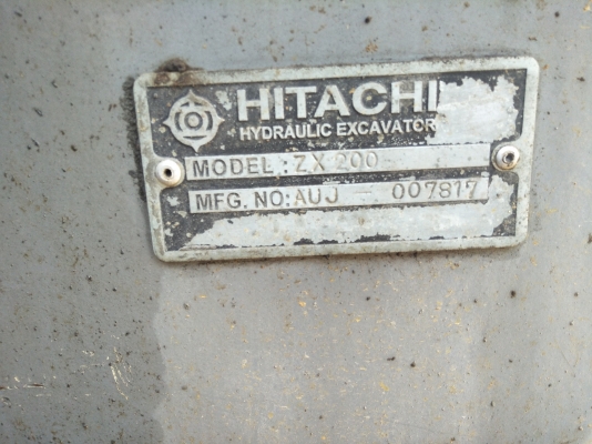 Hitachi. Zx200. รถดีพร้อมใช้งาน.  เครื่องดี. เอวแน่น ขายราคา 900000