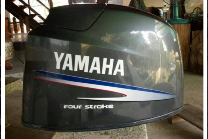 ชุดสติกเกอร์ติดเครื่องเรือเอาท์บอร์ด YAMAHA HONDA