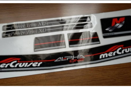 ชุดสติกเกอร์ติดเครื่องเรือเอาท์บอร์ด YAMAHA HONDA