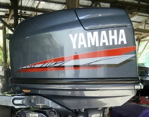 ชุดสติกเกอร์ติดเครื่องเรือเอาท์บอร์ด YAMAHA HONDA ชุดสติกเกอร์ติดเครื่องเรือเอาท์บอร์ด YAMAHA HONDA