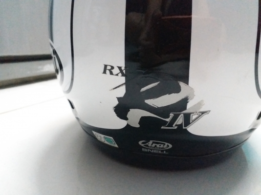 ขายหมวกกันน็อคArai รุ่น RX7RR5 มือสองสภาพดี 80\%