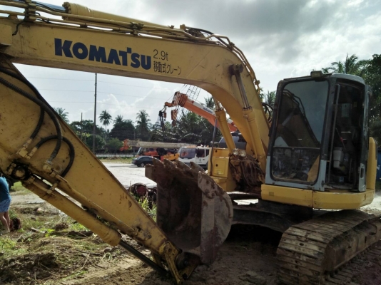 ขายแบคโฮ KOMATSU.PC138US เก่านอกสภาพสวยเอกสารอินวอย มีระบบหัวกระแทก ราคา 1,100,000
