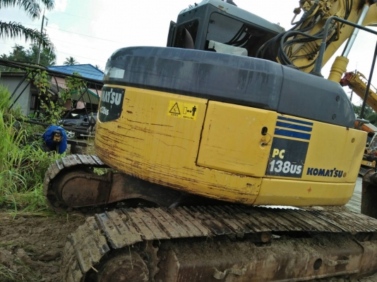 ขายแบคโฮ KOMATSU.PC138US เก่านอกสภาพสวยเอกสารอินวอย มีระบบหัวกระแทก ราคา 1,100,000