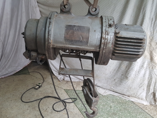 ขายรอกสลิงไฟฟ้าไต้หวันยกได้500kg.ไฟบ้าน220v.