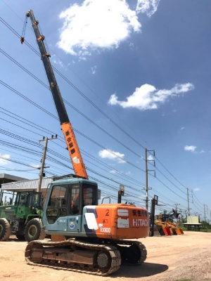 ขายรถเครน HITACHI EX100-3M (เครน 3 ตัน บูมยาว 18 เมตร) นำเข้าเองจากญี่ปุ่น สภาพสวยพร้อมใช้ มีVDOการทำงานครับ