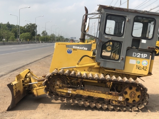 ขายรถดันดิน KOMATSU D21P-7E (4,XXX ชั่วโมง) นำเข้าเองจากญี่ปุ่น สภาพสวยพร้อมใช้ มีVDOการทำงานครับ