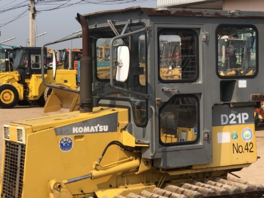 ขายรถดันดิน KOMATSU D21P-7E (4,XXX ชั่วโมง) นำเข้าเองจากญี่ปุ่น สภาพสวยพร้อมใช้ มีVDOการทำงานครับ