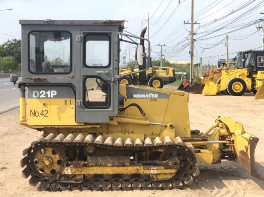 ขายรถดันดิน KOMATSU D21P-7E (4,XXX ชั่วโมง) นำเข้าเองจากญี่ปุ่น สภาพสวยพร้อมใช้ มีVDOการทำงานครับ