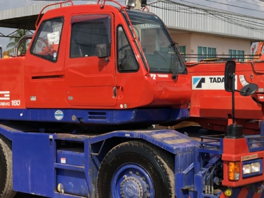 ขายรถเครน TADANO TR160M-3 (ขนาด 16 ตัน) ปี 2000 รถนอกนำเข้าจากญี่ปุ่น สภาพสวยพร้อมใช้ มีVDOการทำงานค